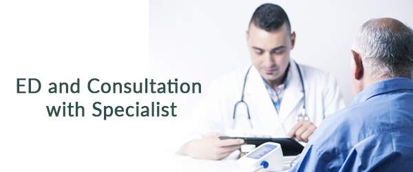 ED and Consultation with Specialist