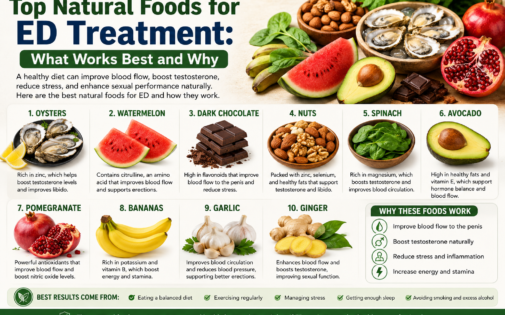 Top Natural Foods for ED Treatment What Works Best and Why