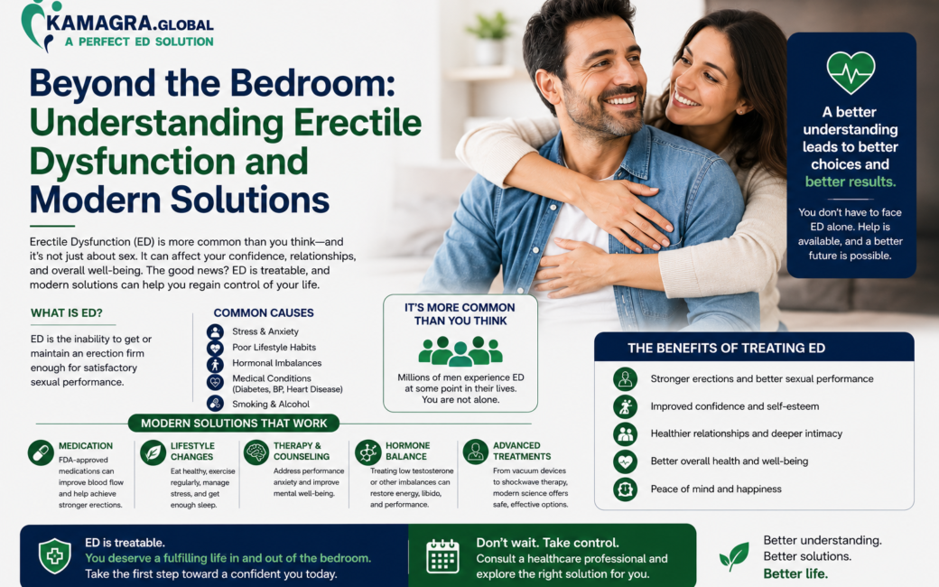 Beyond the Bedroom Understanding Erectile Dysfunction and Modern Solutions
