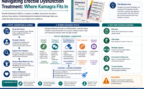Navigating Erectile Dysfunction Treatment Where Kamagra Fits In